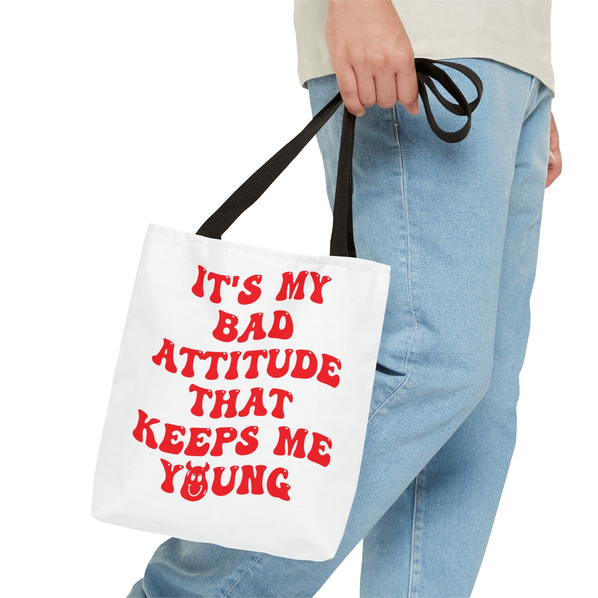 Bad Attitude Tote Bag (AOP)