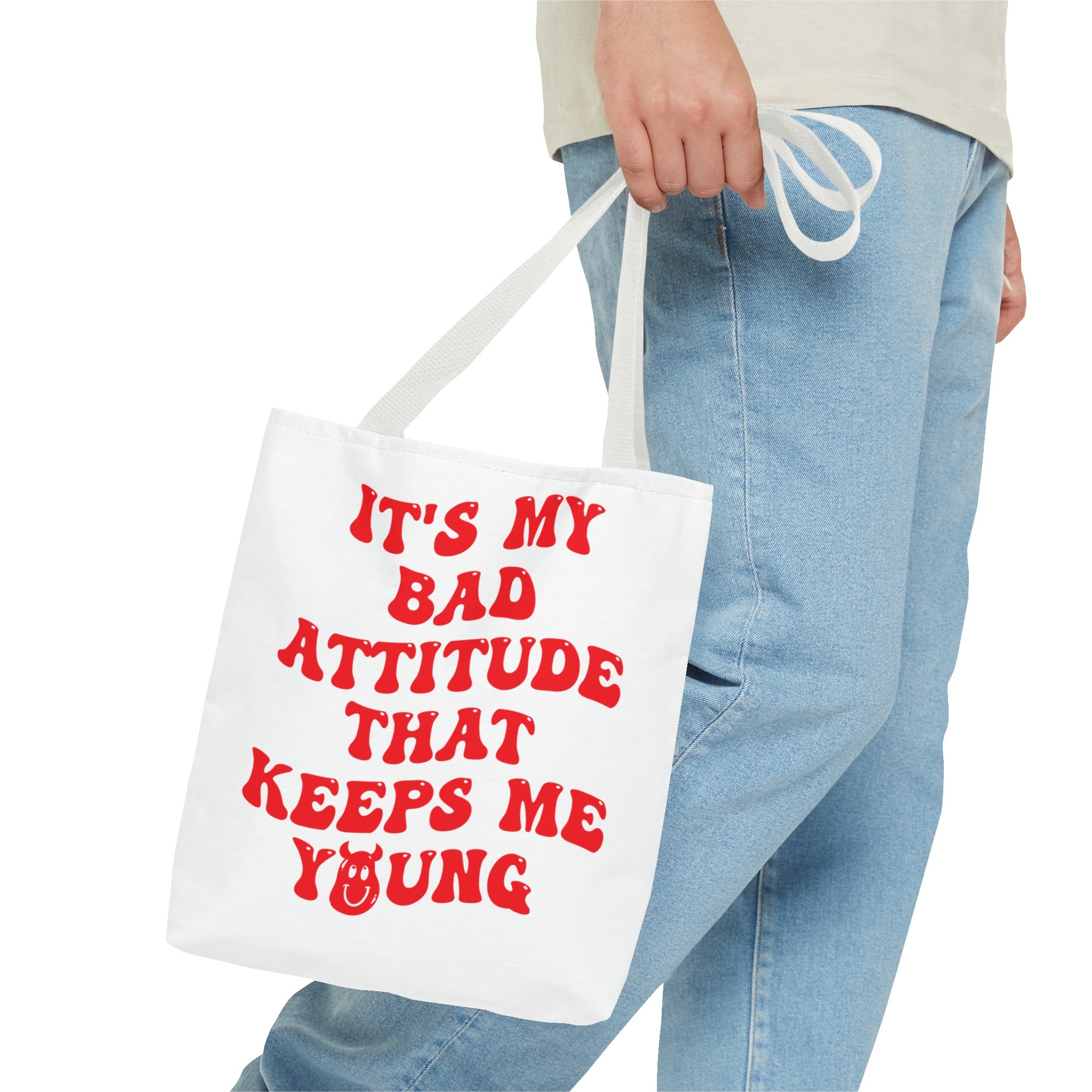 Bad Attitude Tote Bag (AOP)