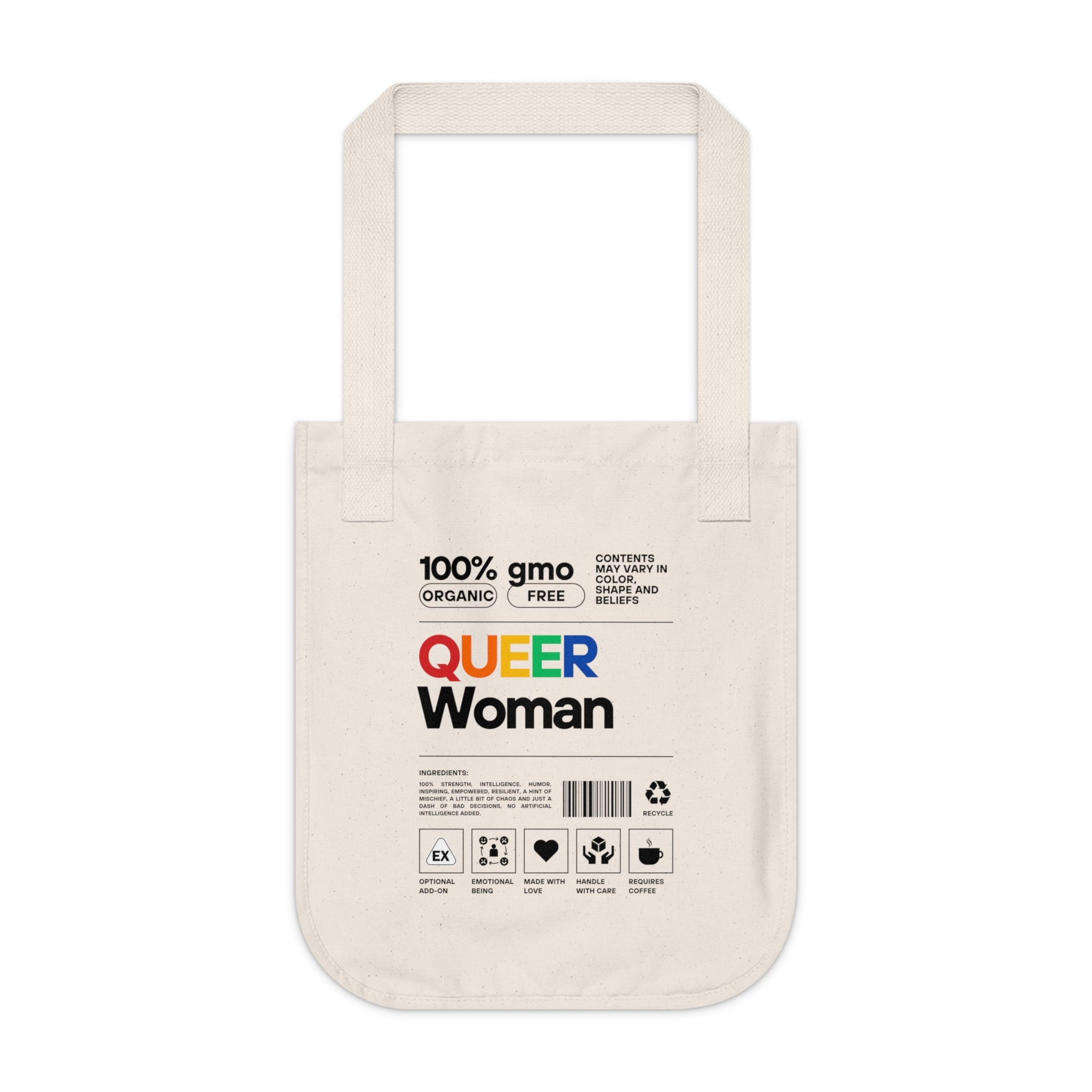 About Queer Women Eco Friendly Organic Canvas Tote Bag
